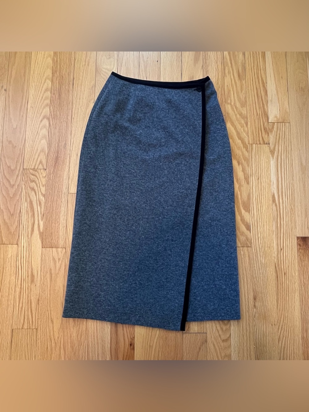 Talbots Vintage Style Grey Midi Skirt Women’s 8